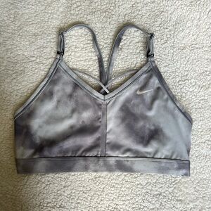 Nike grey sports bra